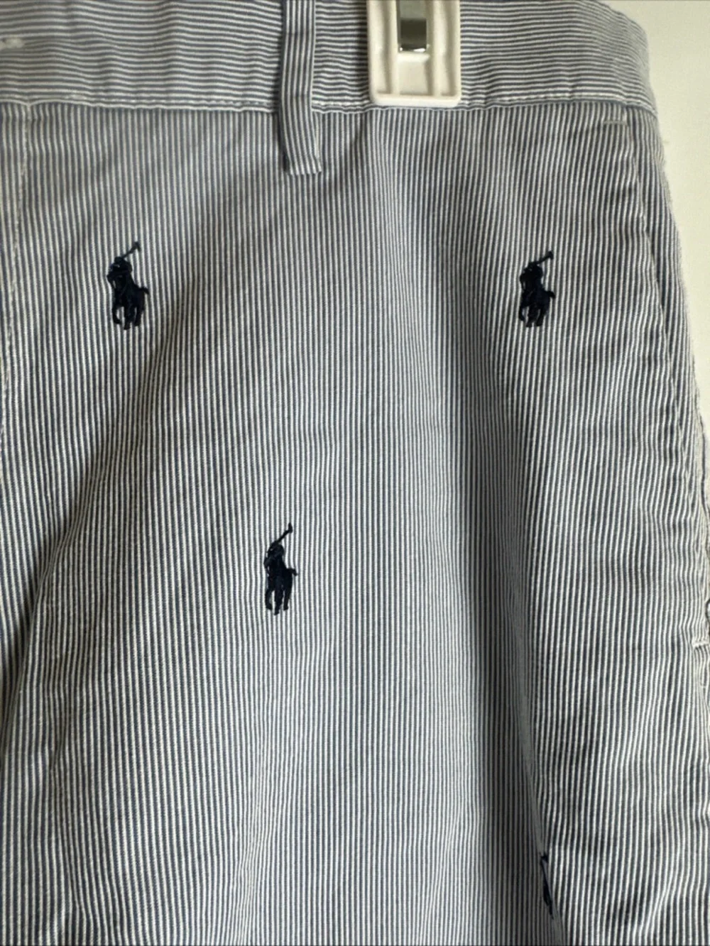 Ralph Lauren Light Blue Embroidered Pony Men’s Flat-Front Shorts